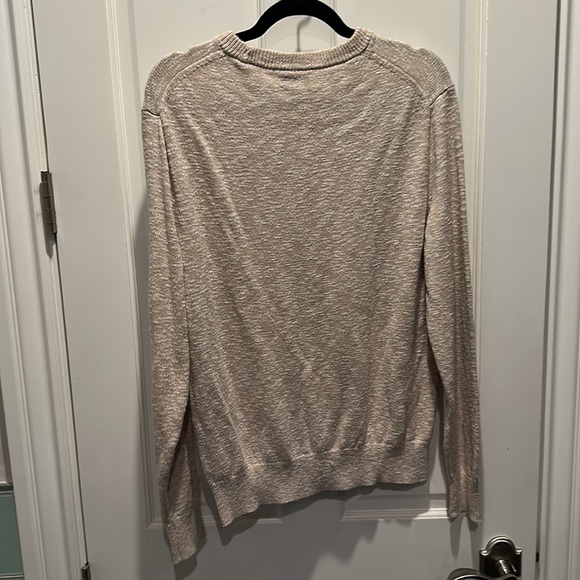 JCrew Crewneck Cotton Sweater Oatmeal Marled - Men’s Medium - Picture 3 of 3